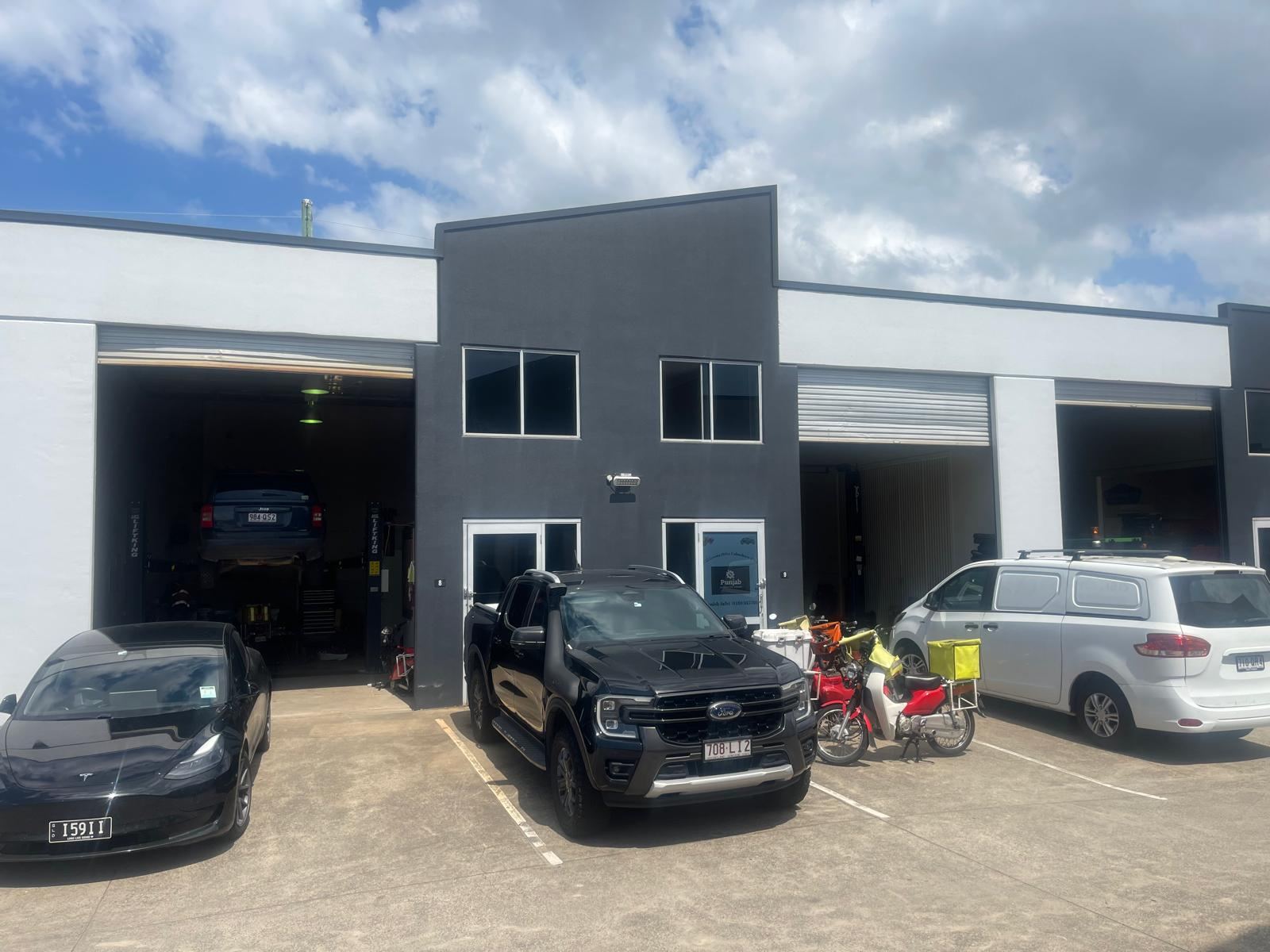 Punjab Automotive Garage workshop front, Caboolture
